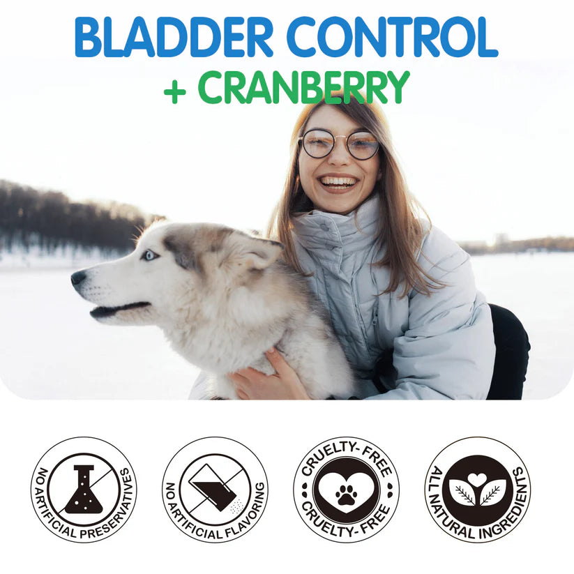 Worafy Bladder Control & Cranberry Chews For Dogs