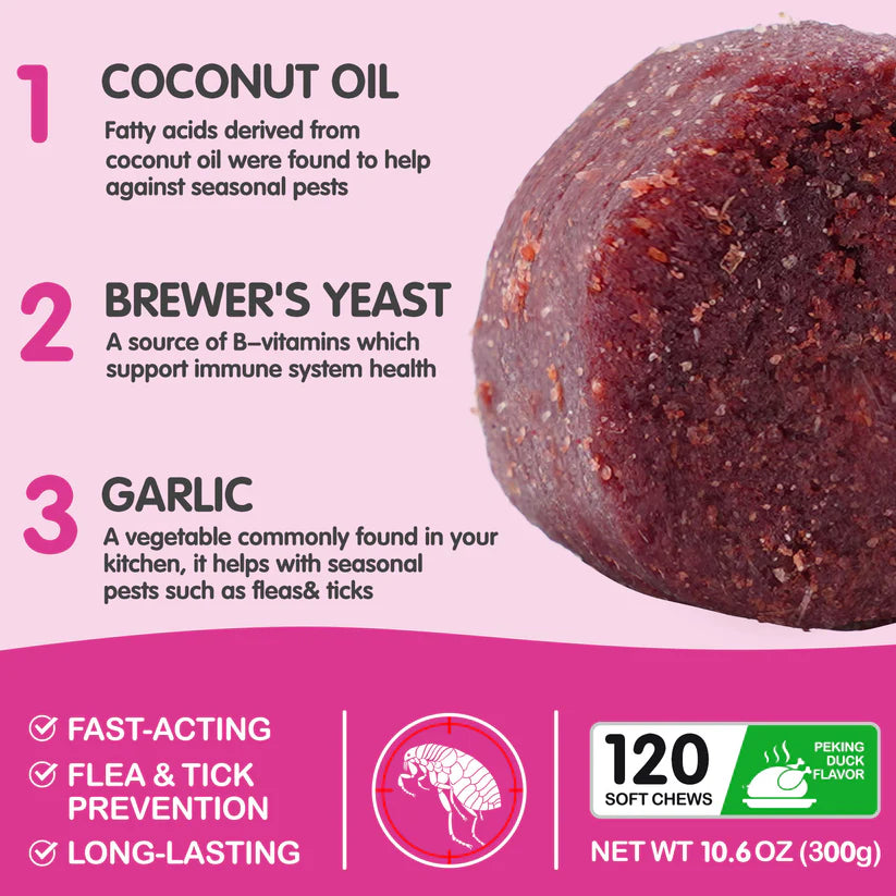 Worafy Flea & Tick Chews For Dogs