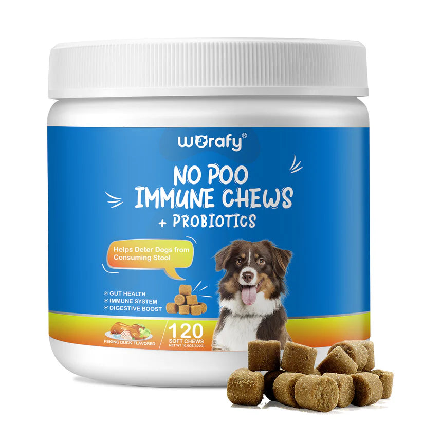 Worafy No Poo Immune Chews For Dogs
