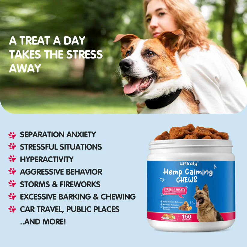 Worafy Hemp Calming Chews For Dogs/PEKING DUCK