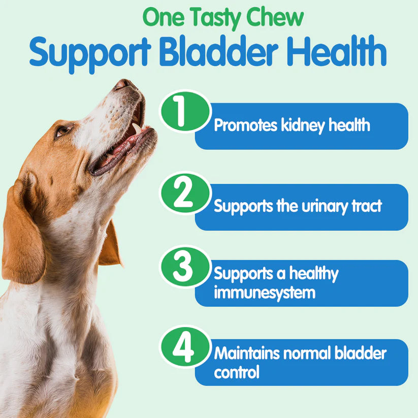 Worafy Bladder Control & Cranberry Chews For Dogs