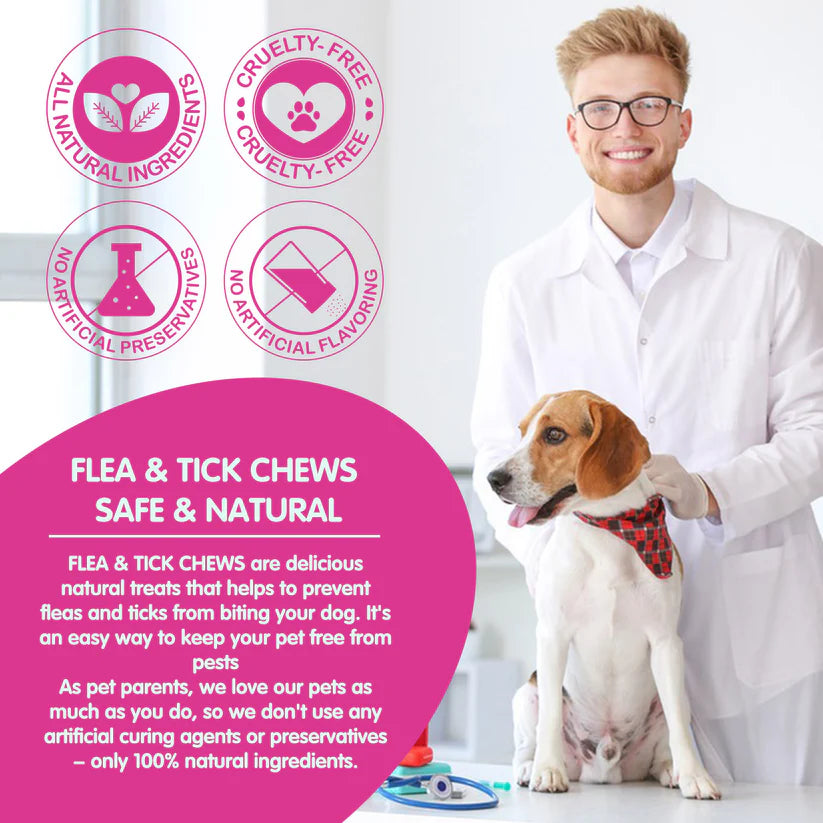 Worafy Flea & Tick Chews For Dogs